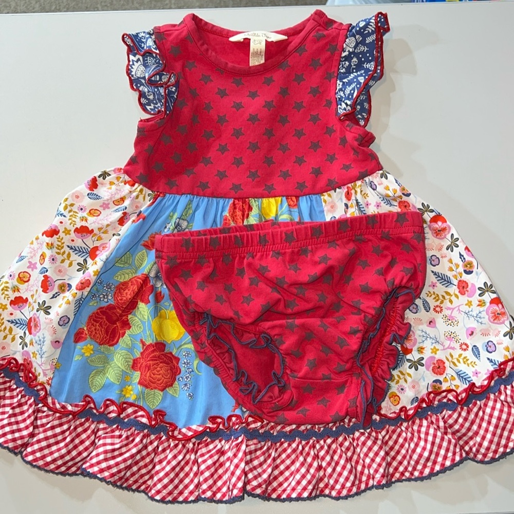 Matilda Jane dress and matching bummie